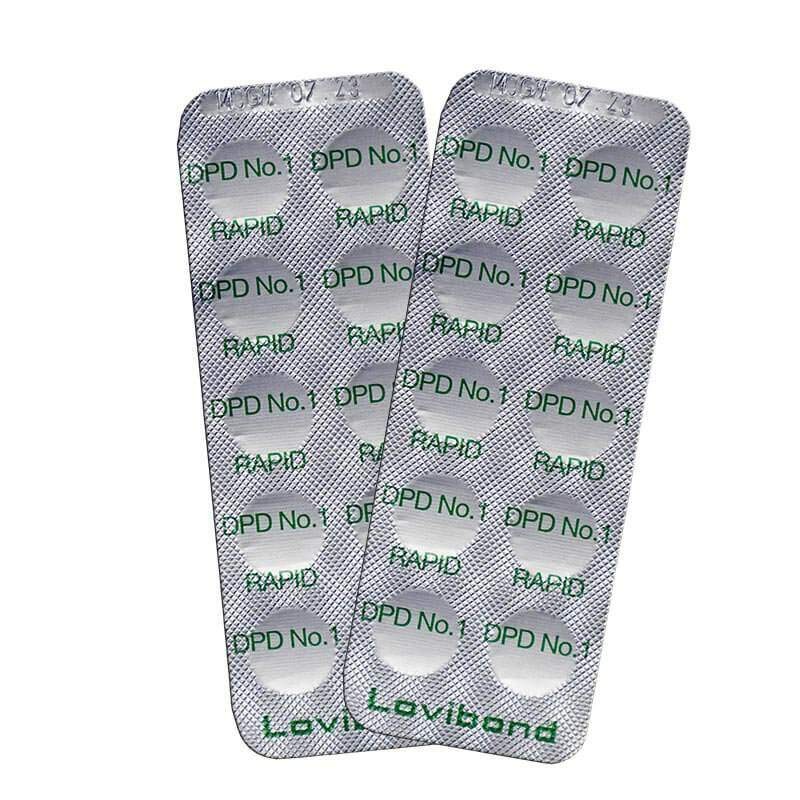 Scaled lovibond dpd1 rapid